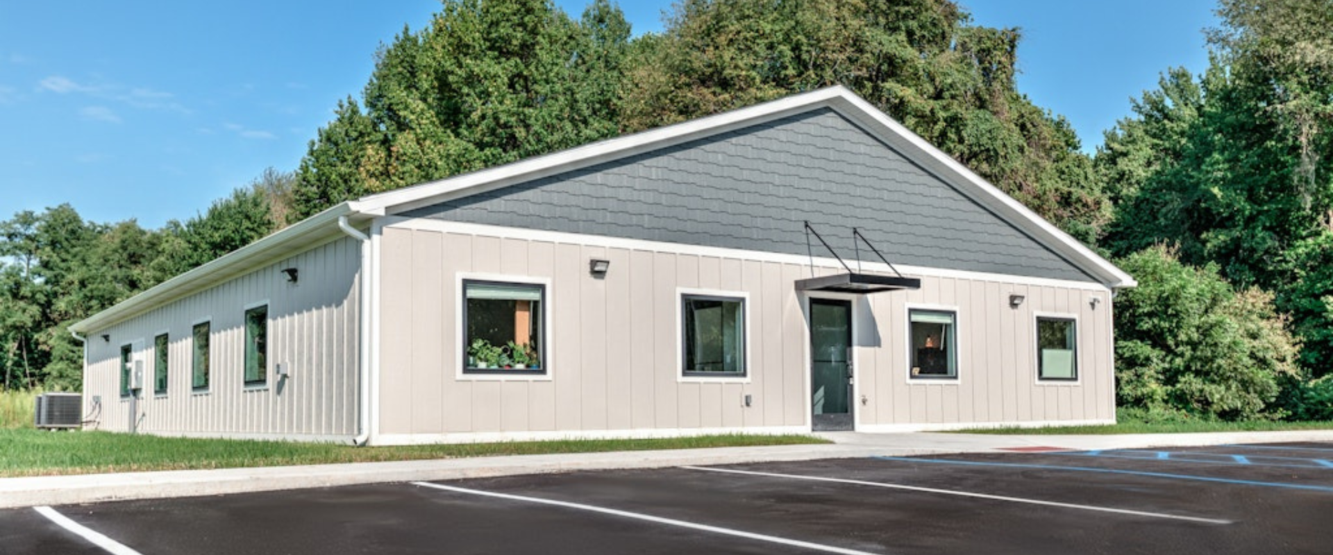 Front photograph of Metals & Additives Building